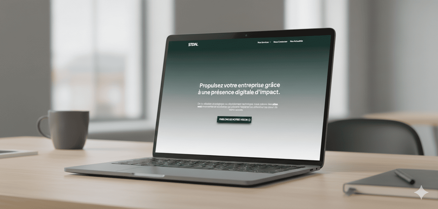 mockup création de site